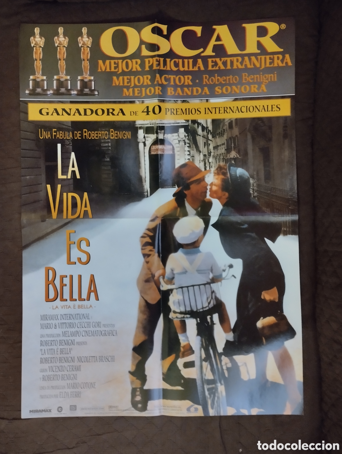 Cine: Poster de La Vida Es Bella. - Foto 1