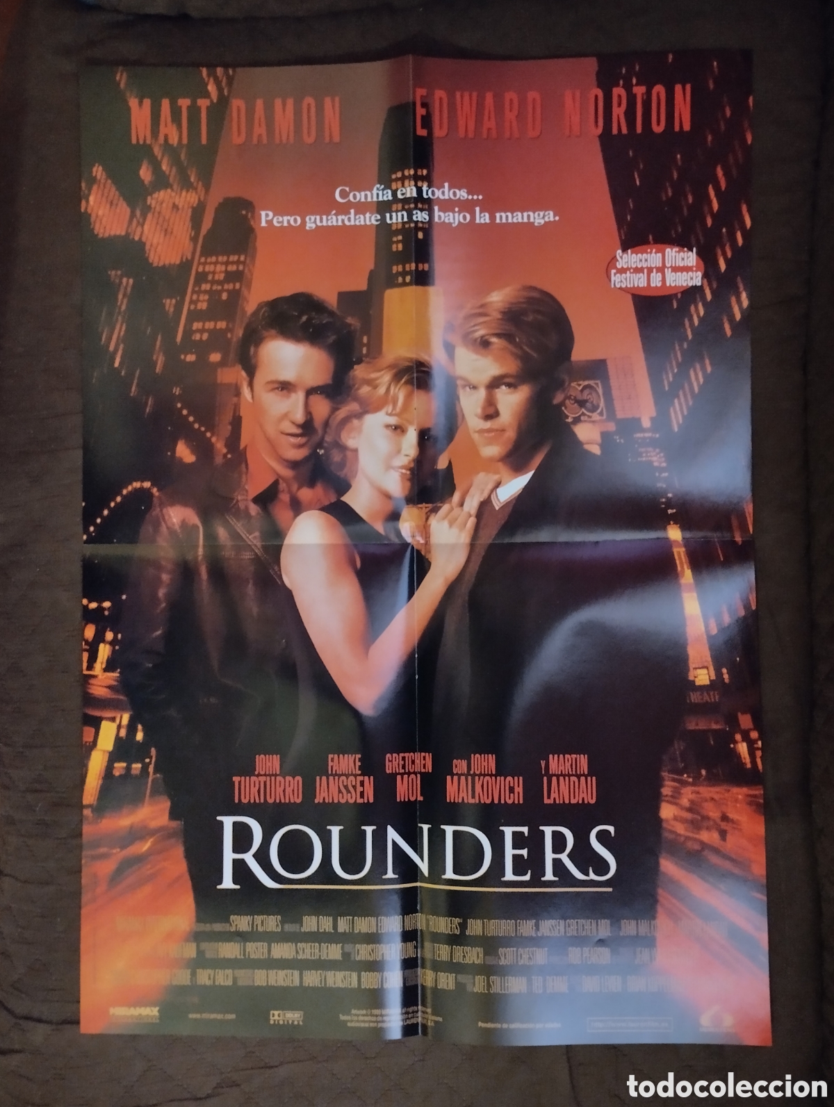 Cine: Poster de la pelicula Rounders. - Foto 1