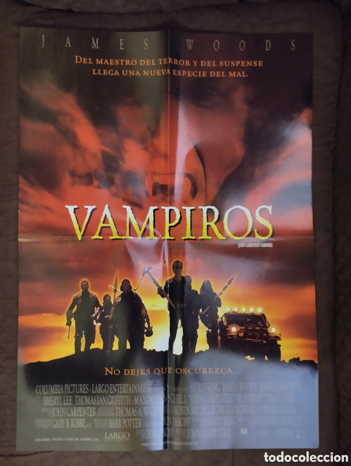 Cinéma: Poster de la pelicula, Vampiros de John Carpenter.