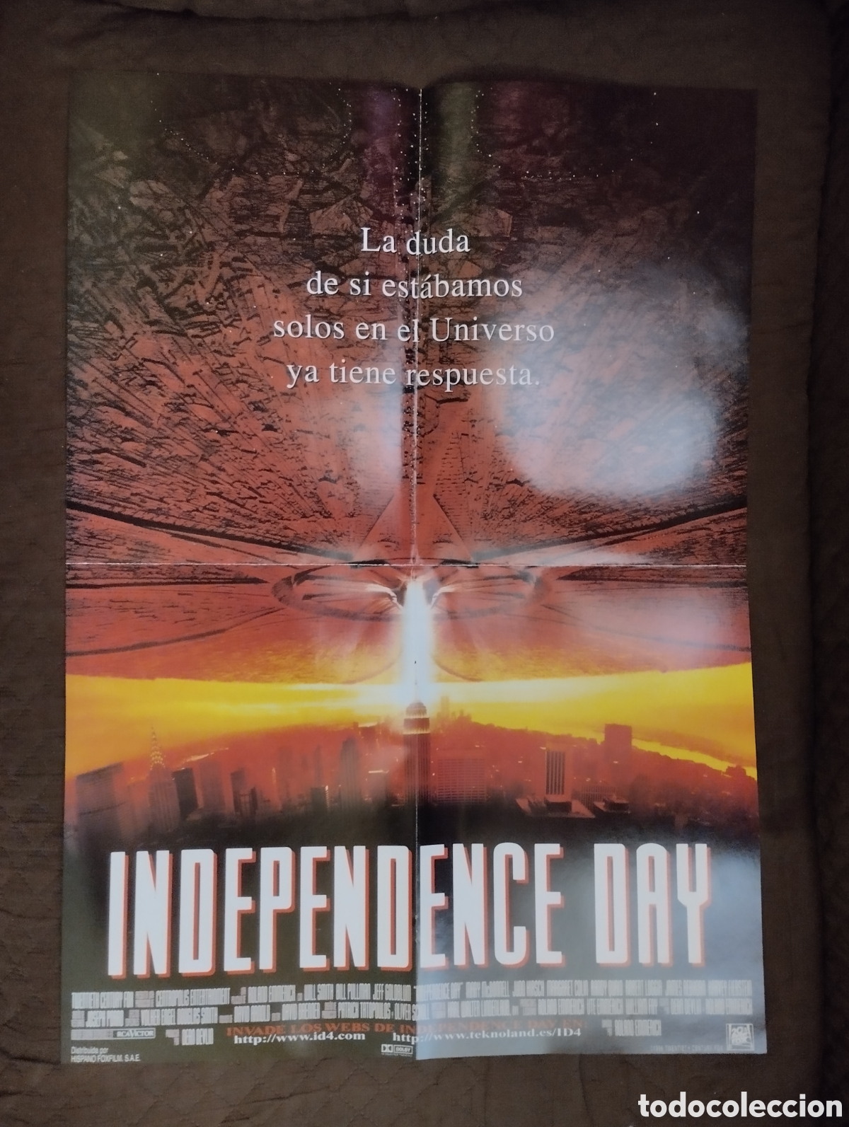 Cine: Poster de la pelicula Independence Day. - Foto 1