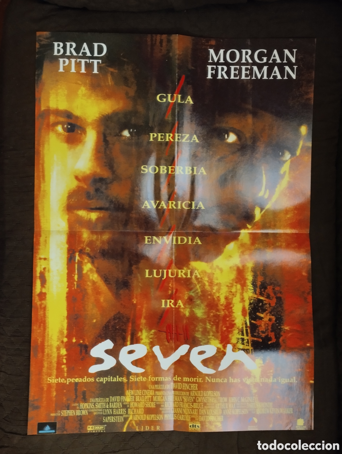 Cine: Poster de la pelicula Seven. - Foto 1