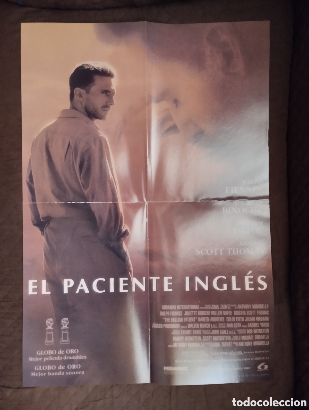 Cine: Poster de la peli El Paciente Ingles. - Foto 1