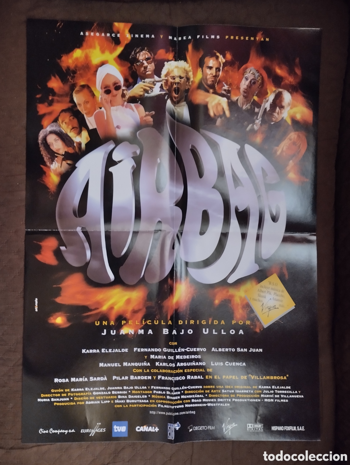 Cine: Poster de la pelicula Airbag. - Foto 1