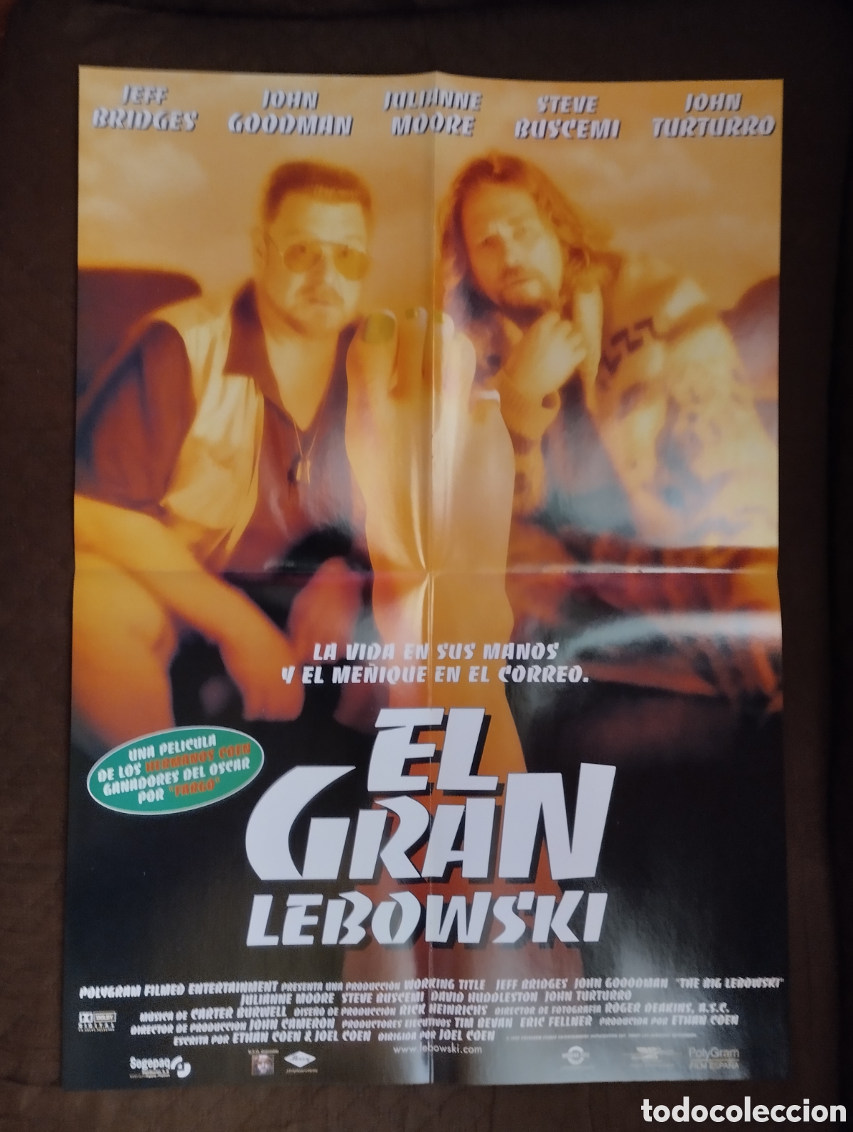 Cine: Poster de la pelicula El Gran Lebowski. - Foto 1