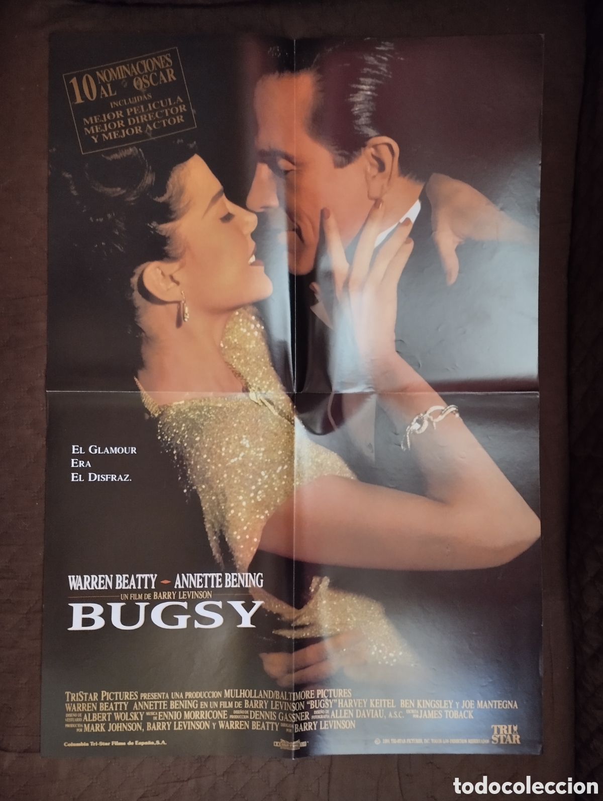 Cine: Poster de la pelicula Bugsy. - Foto 1