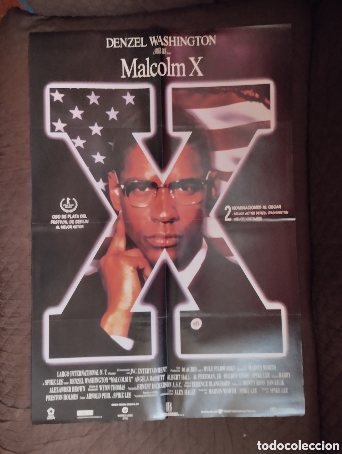 Cine: Poster de la pelicula Malcolm X. - Foto 1