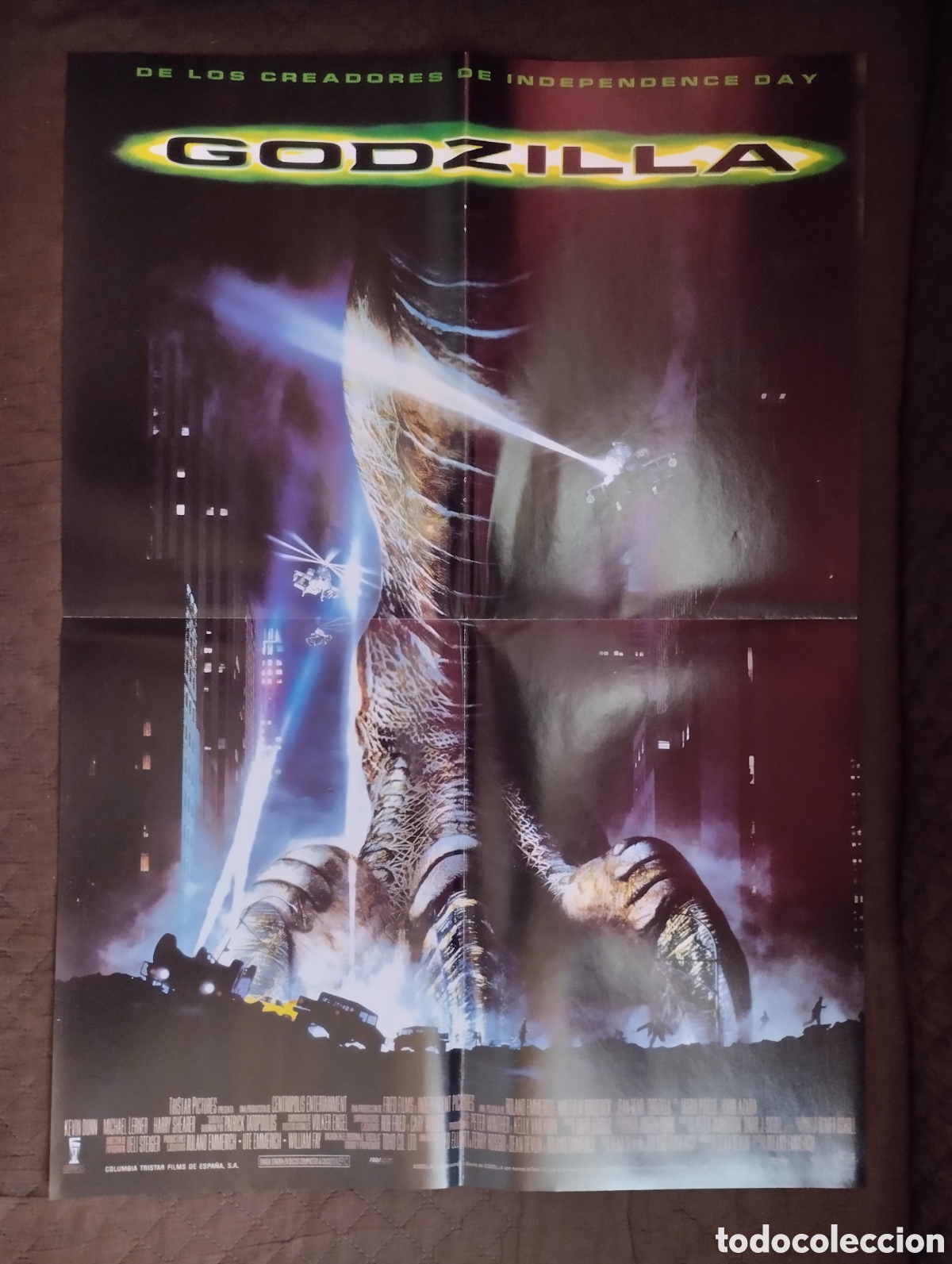 Cine: Poster de la pelicula Godzilla. - Foto 1