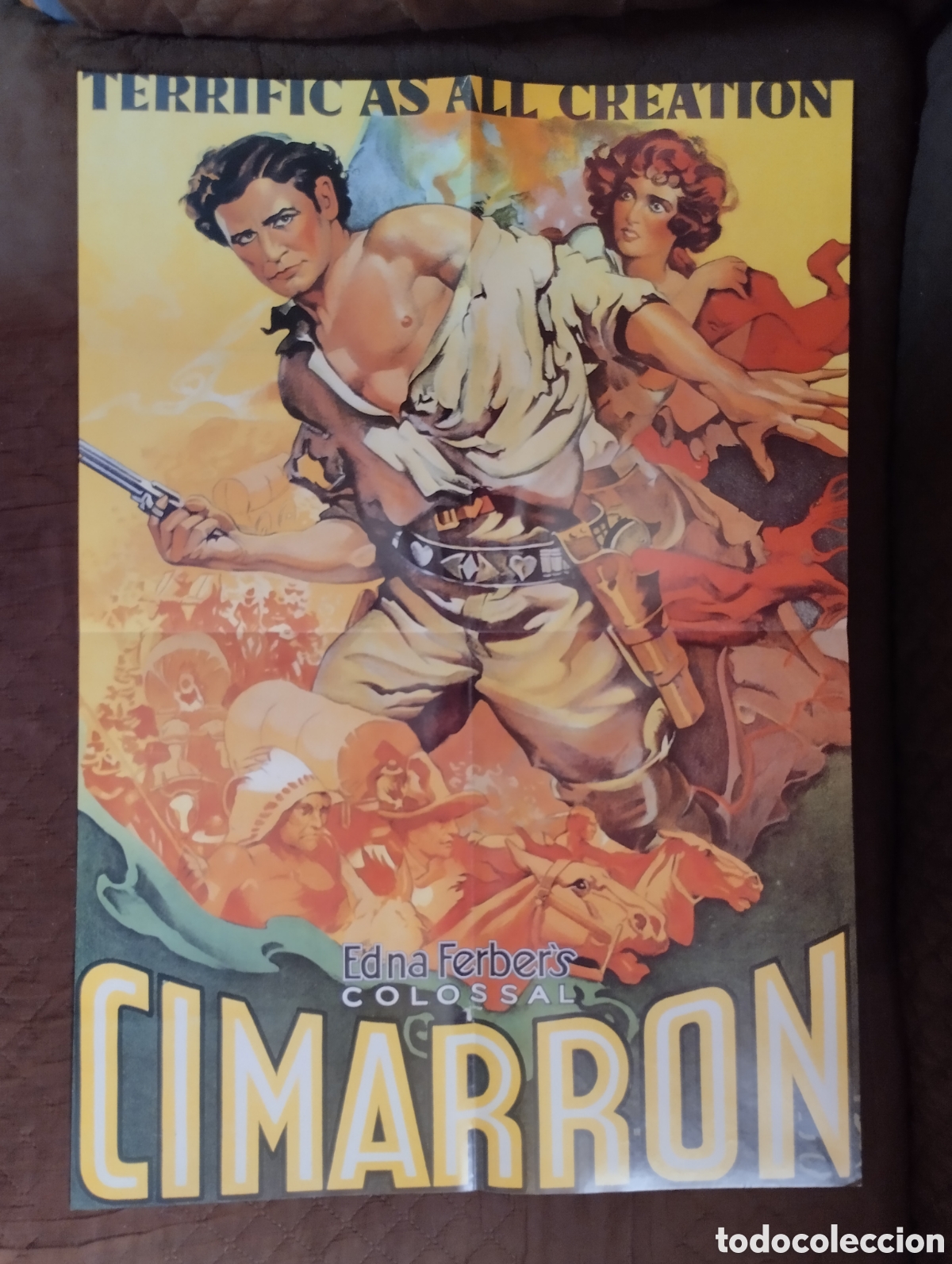 Cine: Poster de la pelicula Cimarron (1931). - Foto 1