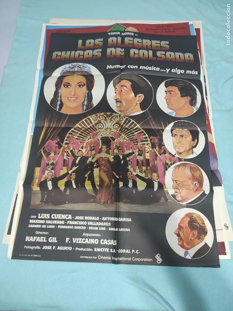 Cine: CARTEL DE CINE LAS ALEGRES CHICAS DE COLSADA - Foto 1
