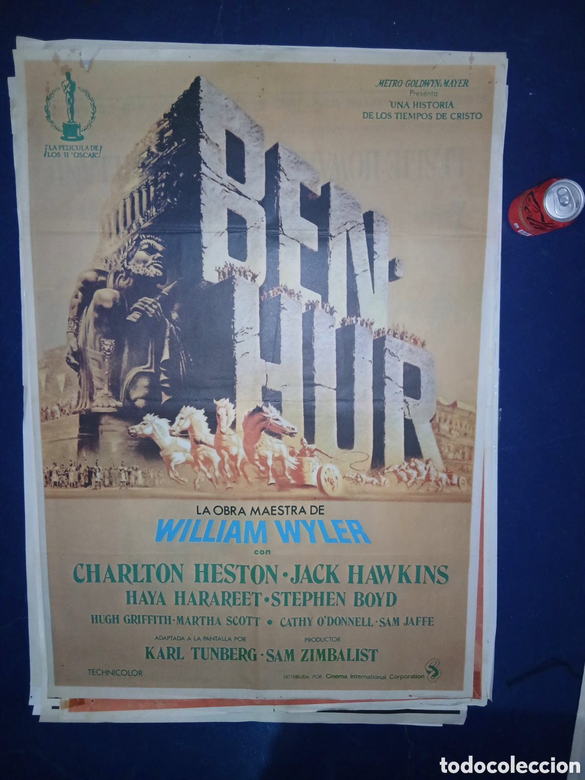 Cine: P&oacute;ster original Ben-Hur - Foto 1