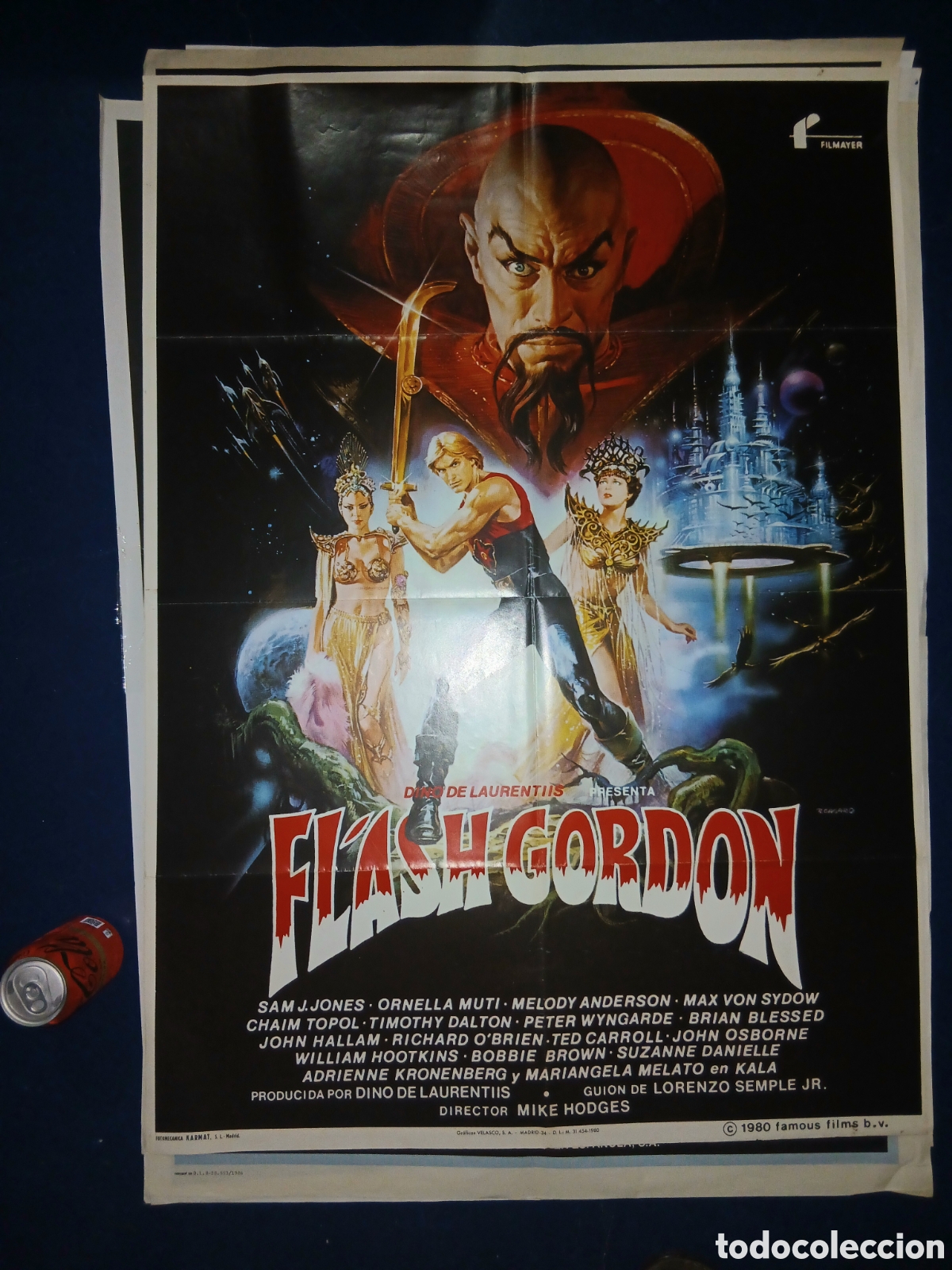 Cine: P&oacute;ster original Flash Gordon - Foto 1