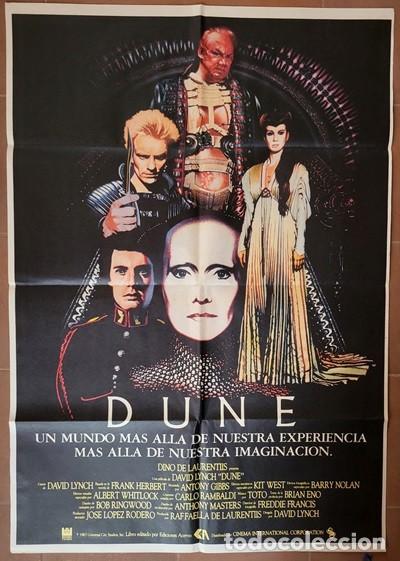 Cine: DUNE P&oacute;ster original 70x100 cm aprox. David Lynch