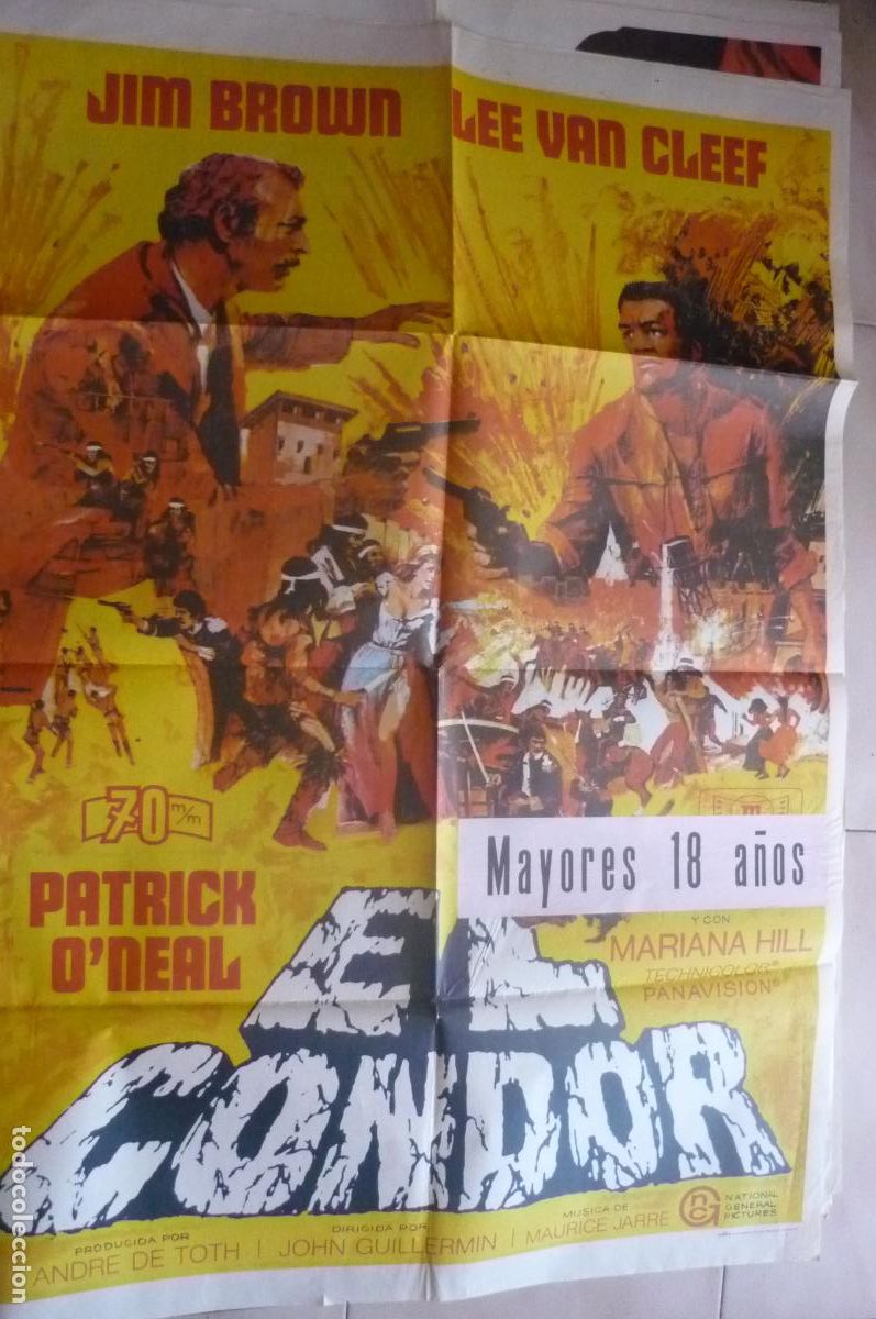 Kino: cartel cine 1x 7o el condor jim br0wn