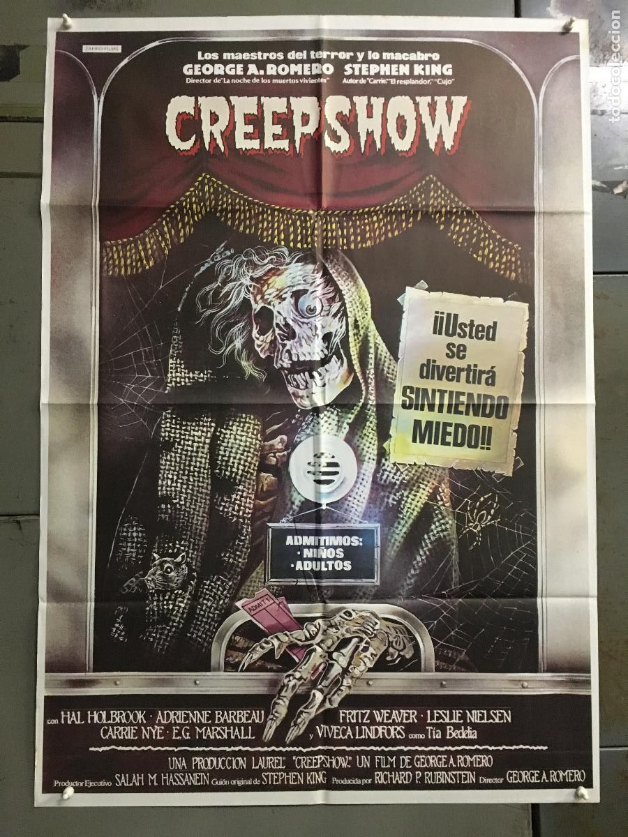 Kino: AED98 CREEPSHOW GEORGE ROMERO STEPHEN KING POSTER ORIGINAL 70X100 ESTRENO