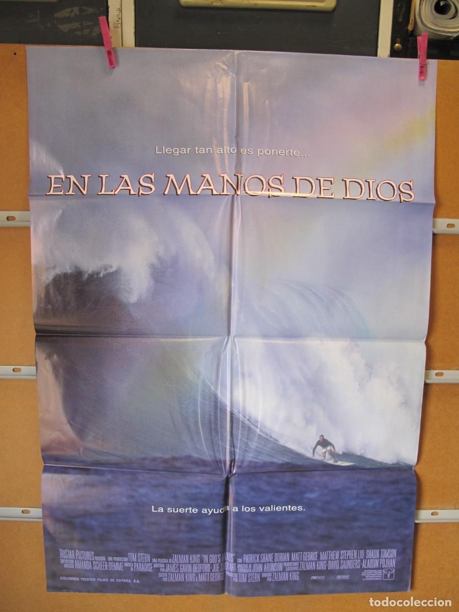 Cine: SU264 EN LAS MANOS DE DIOS POSTER ORIGINAL - Foto 1