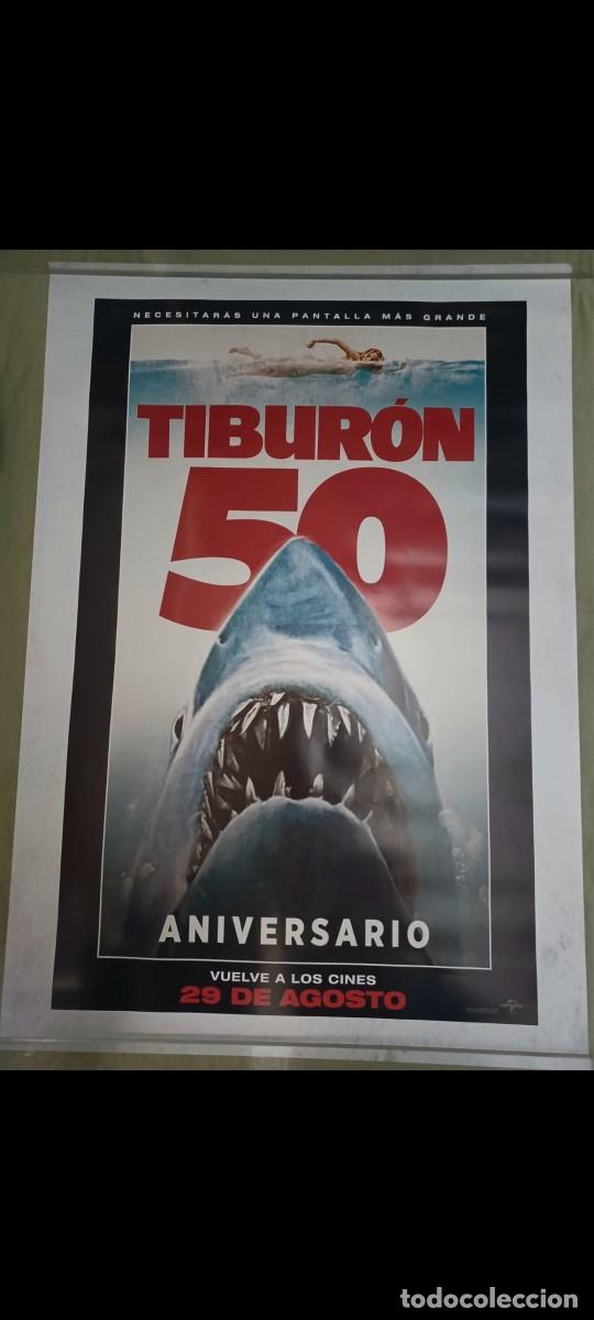Cine: P&oacute;ster pel&iacute;cula Tibur&oacute;n - Foto 1