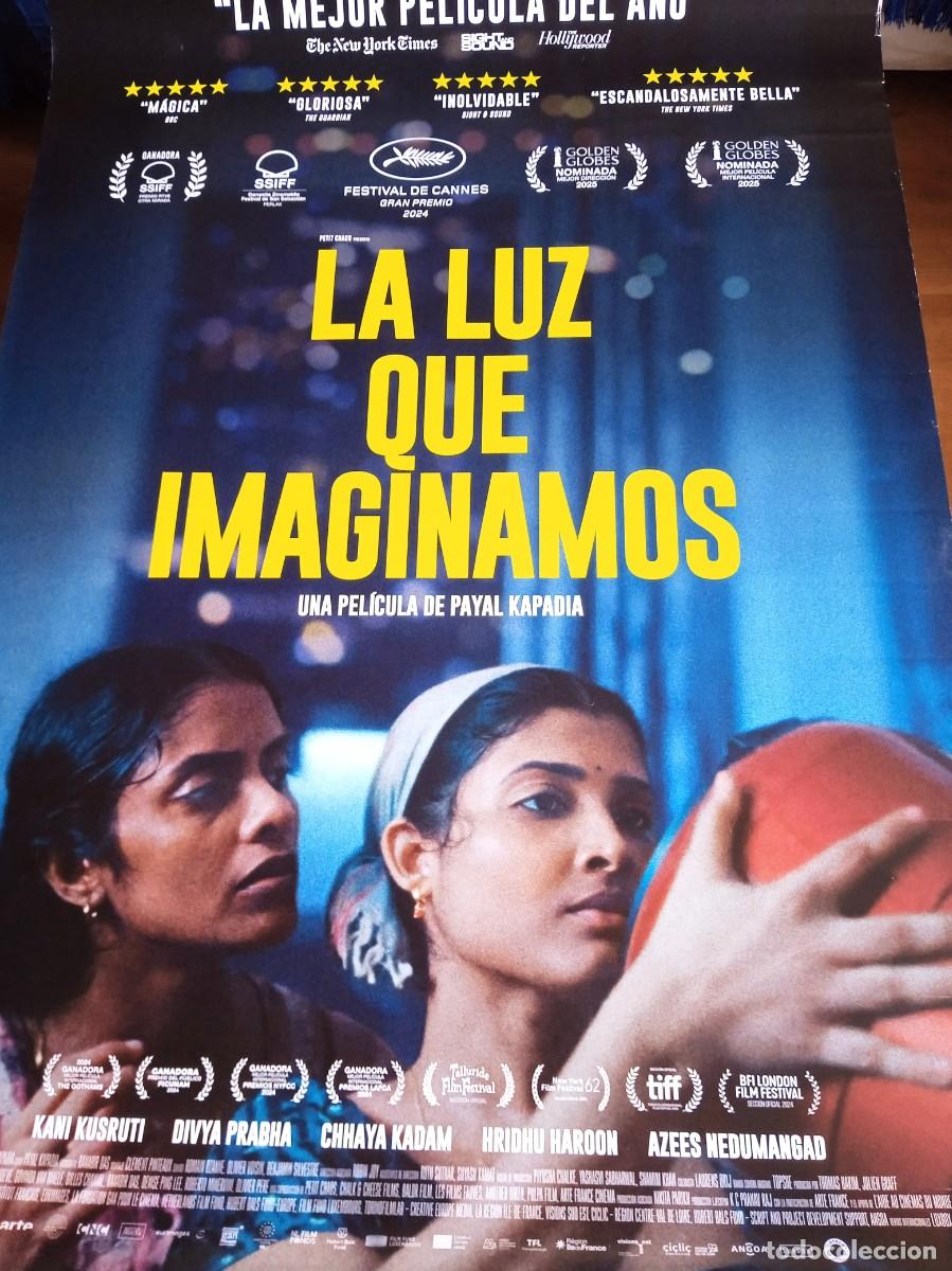 Cinema: La luz que imaginamos - Kani Kusruti, Divya Prabha, Payal Kapadia - Poster original Wanda 2024