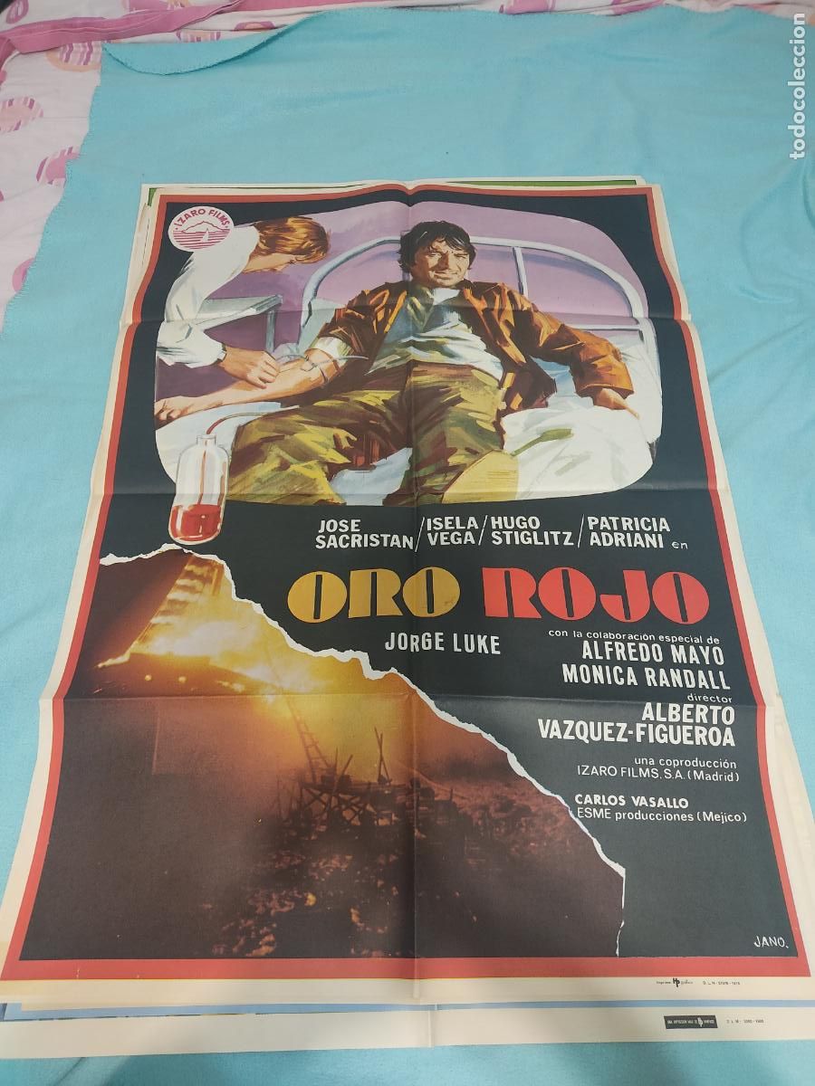 Cine: CARTEL DE CINE ORO ROJO - Foto 1