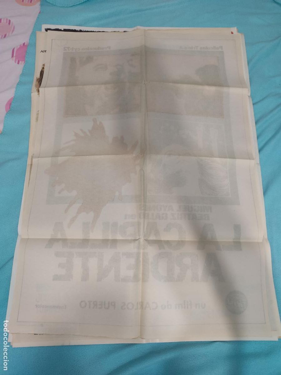 Cine: CARTEL DE CINE LA CAPILLA ARDIENTE - Foto 2