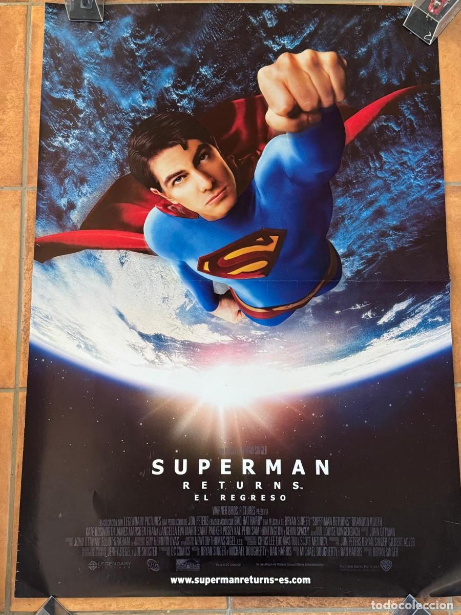 Cine: SUPERMAN RETURNS CARTEL ORIGINAL - Foto 1