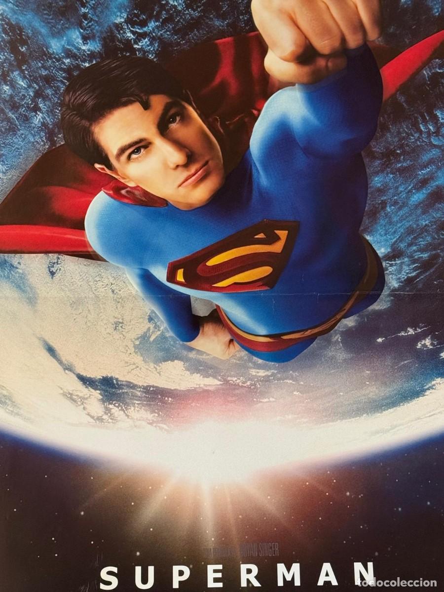 Cine: SUPERMAN RETURNS CARTEL ORIGINAL - Foto 2