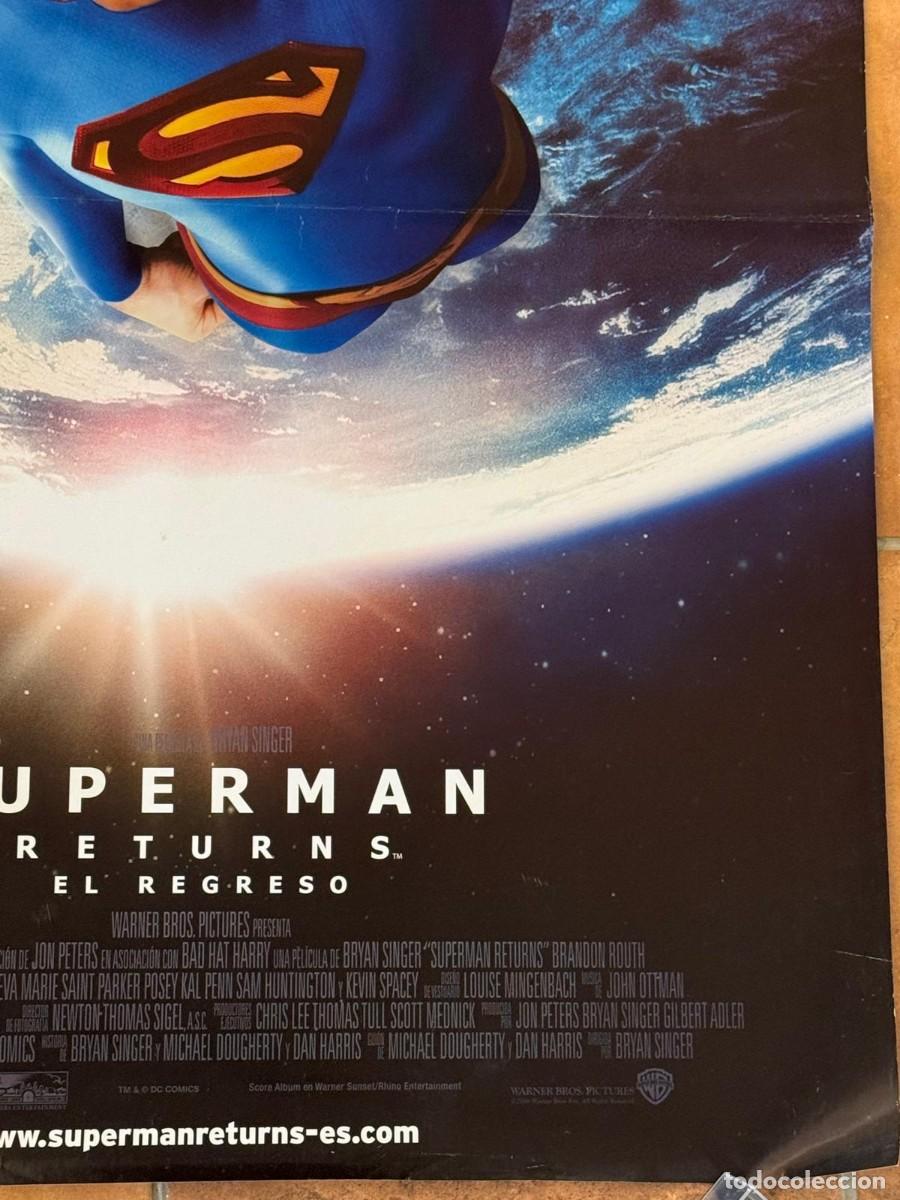 Cine: SUPERMAN RETURNS CARTEL ORIGINAL - Foto 4