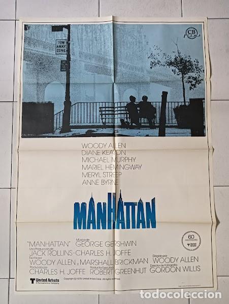 Cine: VKD 0357 MANHATTAN WOODY ALLEN POSTER ORIGINAL 70X100 ESTRENO
