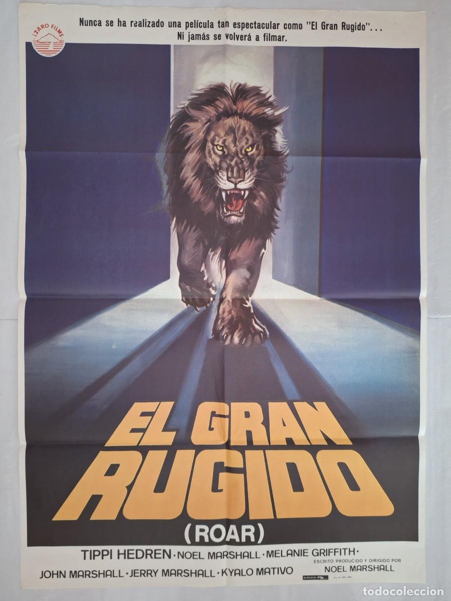 antiguo cartel cine el gran rugido año 1982 ter - Compra venta en ...