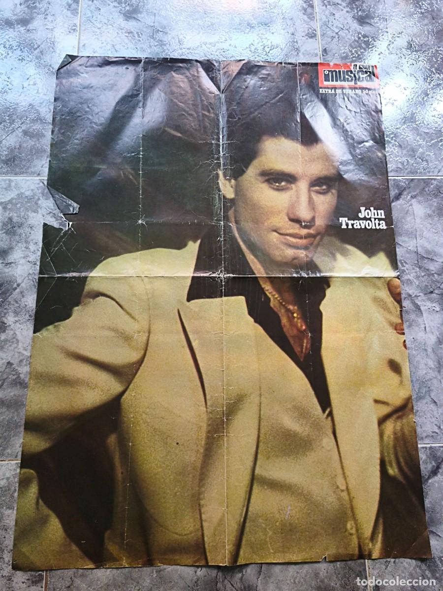 Cine: Poster John Travolta. Grease. - Foto 1