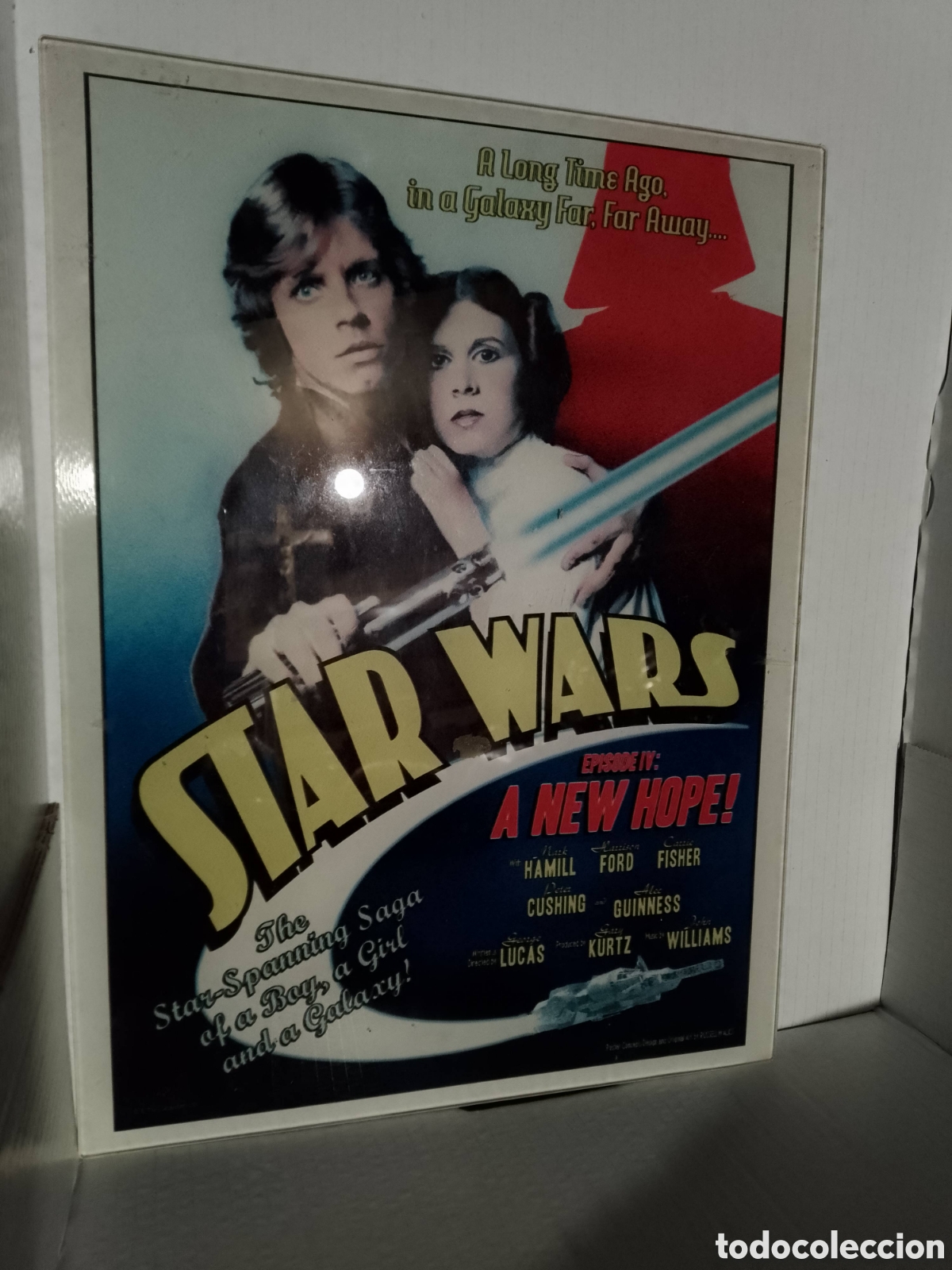 Cine: STAR WARS - POSTER CON CRISTAL - Foto 1