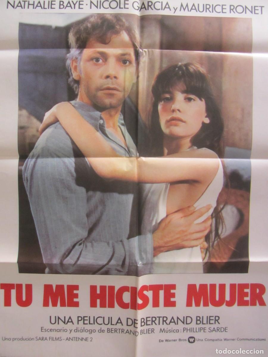 Cin&eacute;ma: CARTEL TU ME HICISTE MUJER. 1982.