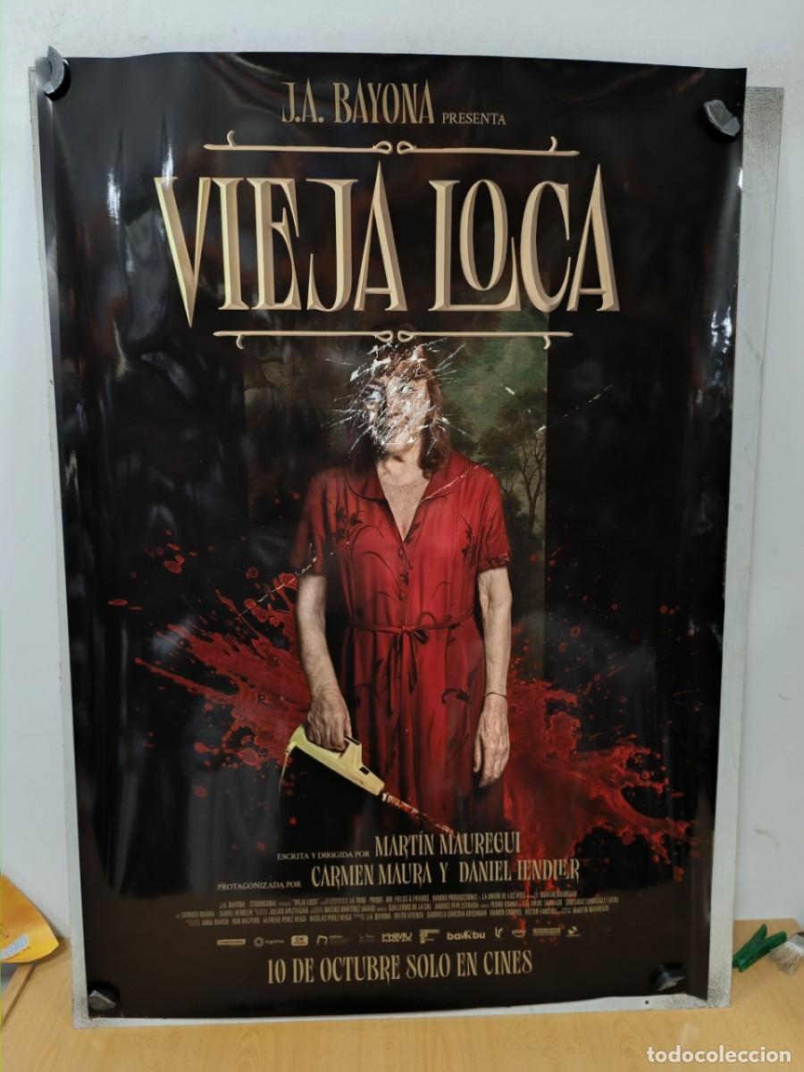 Cine: VIEJA LOCA POSTER ORIGINAL - Foto 1