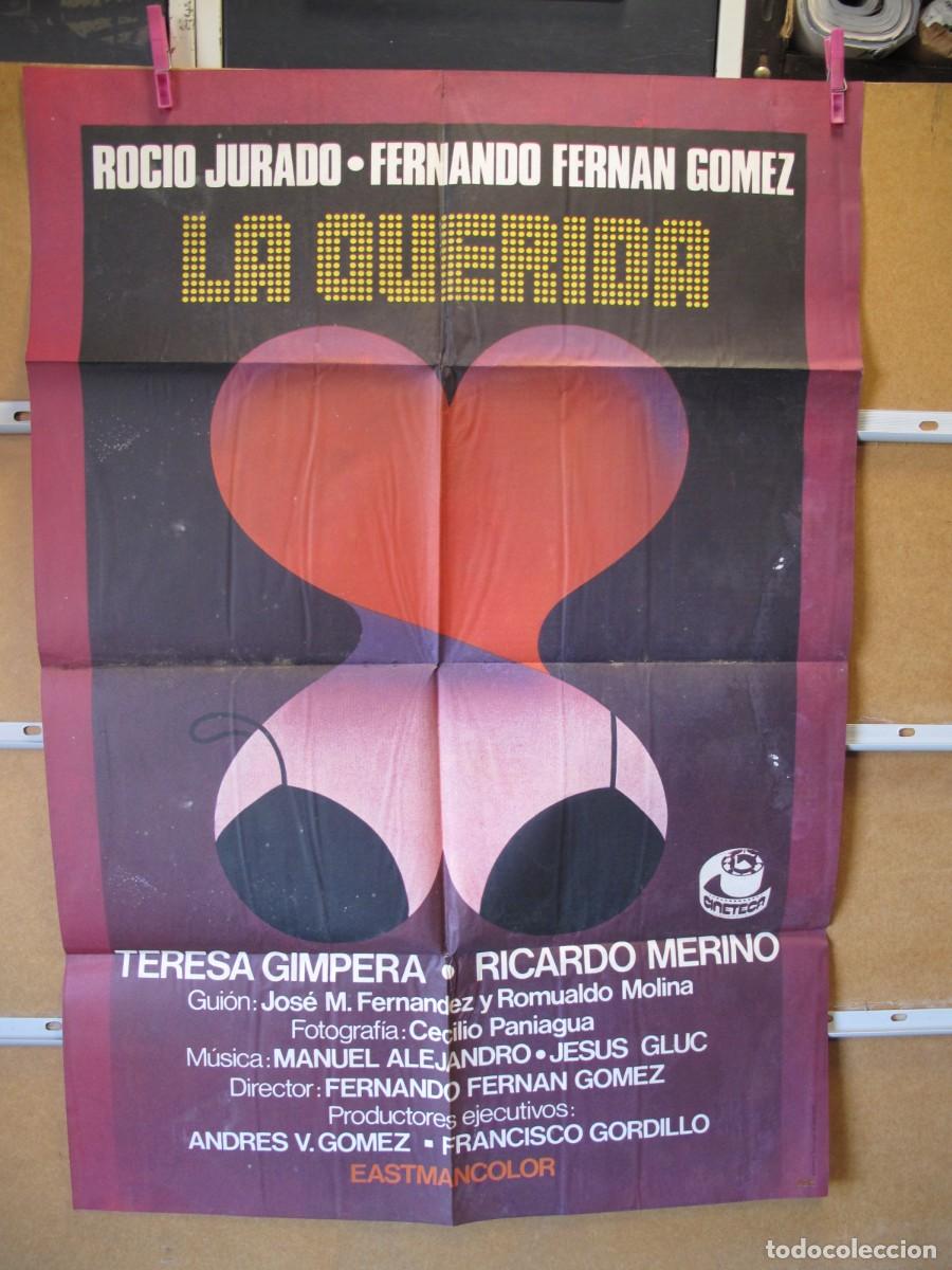 Cine: SU387 LA QUERIDA POSTER ORIGINAL - Foto 1