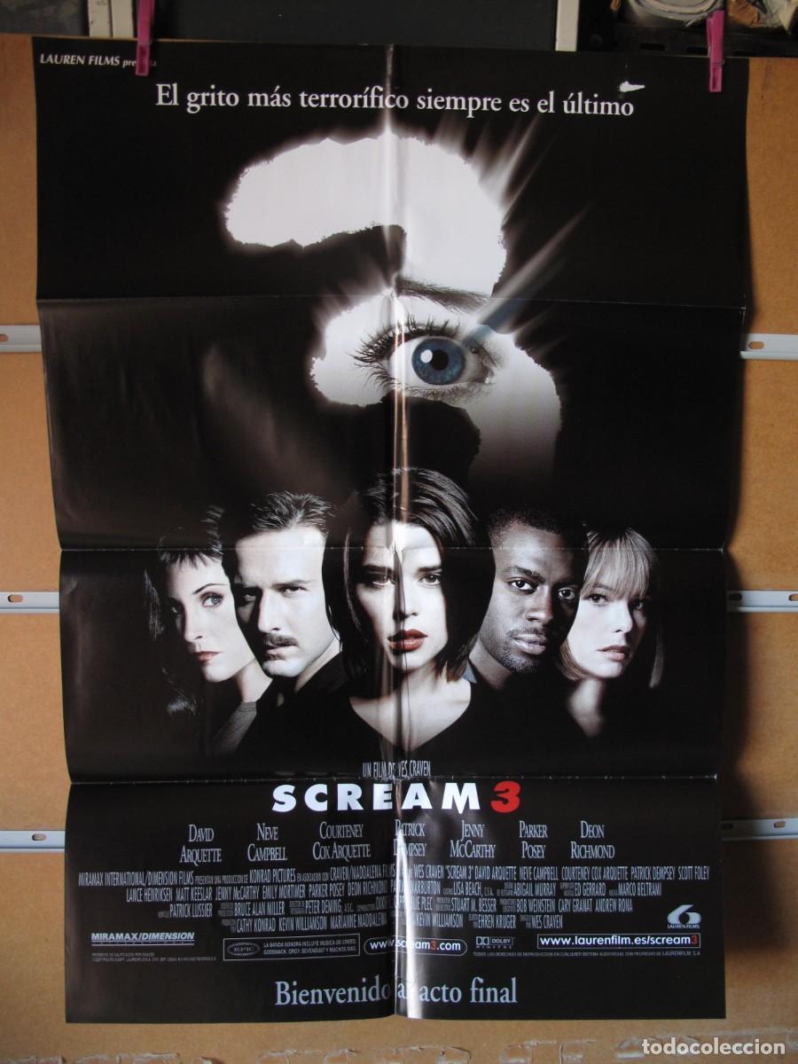 Cine: SU740 SCREAM 3 POSTER ORIGINAL - Foto 1