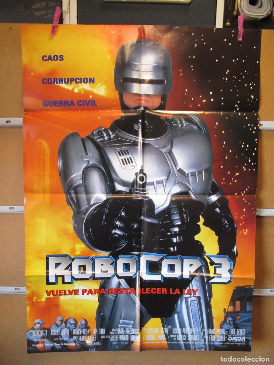 Cine: SU775 ROBOCOP 3 POSTER ORIGINAL - Foto 1