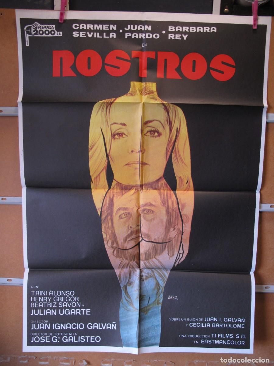 Cine: SU847 ROSTROS POSTER ORIGINAL - Foto 1