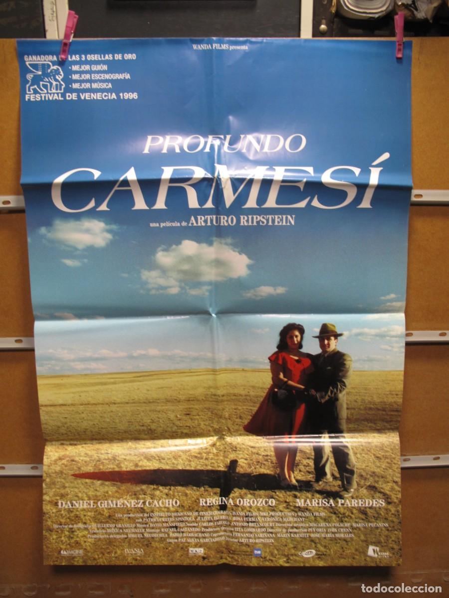 Cine: SU892 PROFUNDO CARMESI POSTER ORIGINAL - Foto 1