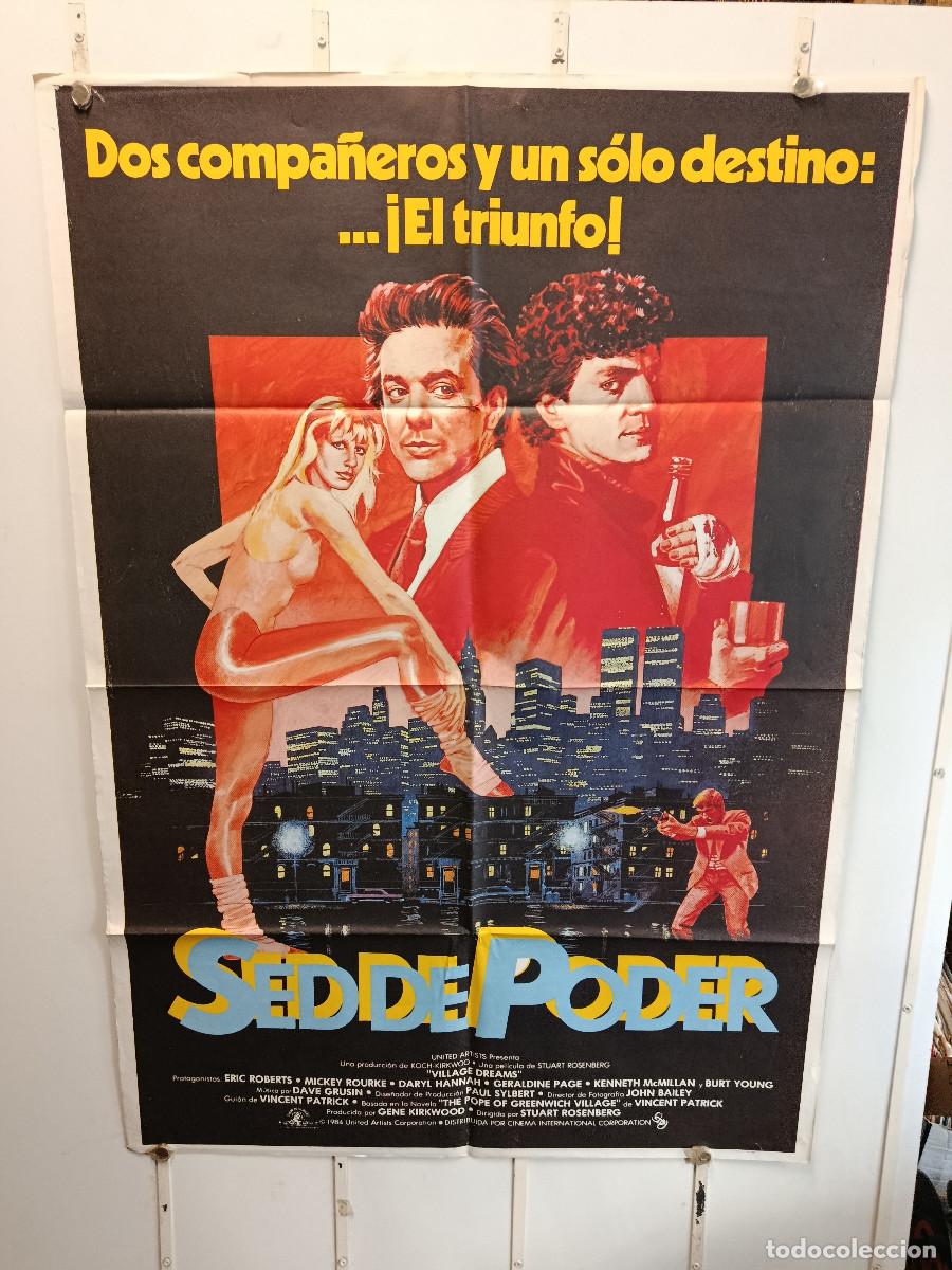 Cine: SED DE PODER - ERIC ROBERTS - MICKEY ROURKE - DARYL HANNAH - DIRECTOR STUART ROSENBERG - Foto 1