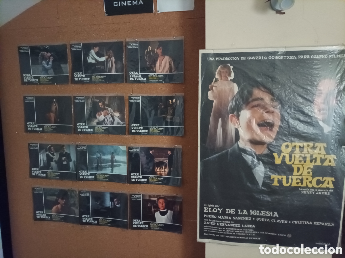 Cine: OTRA VUELTA DE TUERCA ELOY DE LA IGLESIA POSTER MAS JUEGO DE FOTOCROMOS