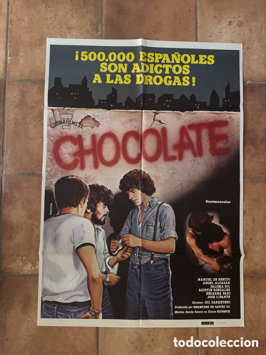 Cine: CHOCOLATE POSTER ORIGINAL CINE - Foto 1