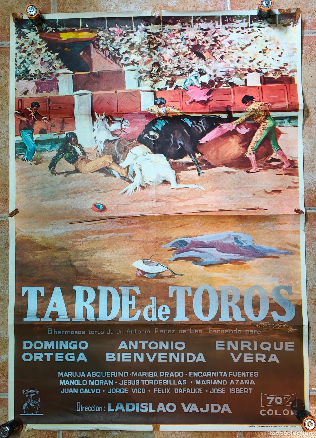 Cinema: TARDE DE TOROS LADISLAO WAJDA CARTEL DE CINE 1971
