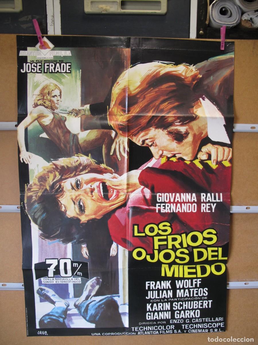Cinema: SU992 LOS FRIOS OJOS DEL MIEDO POSTER ORIGINAL