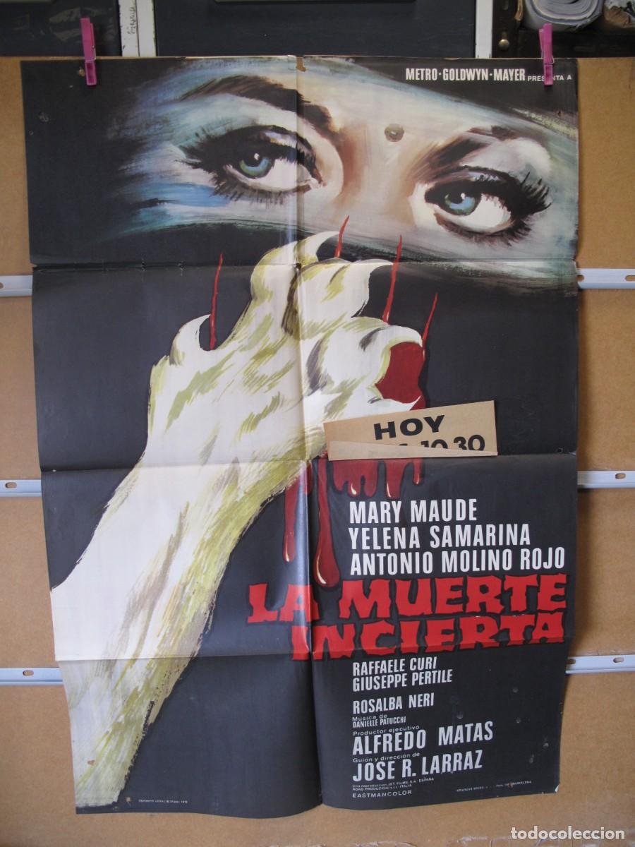 Cinema: SU1006 LA MUERTE INCIERTA POSTER ORIGINAL
