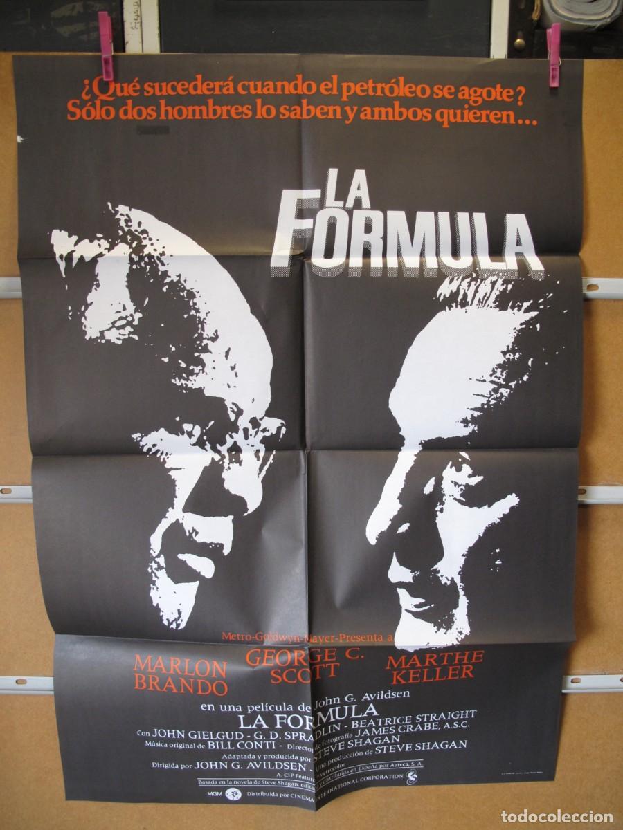 Cine: SU1025 LA FORMULA POSTER ORIGINAL - Foto 1