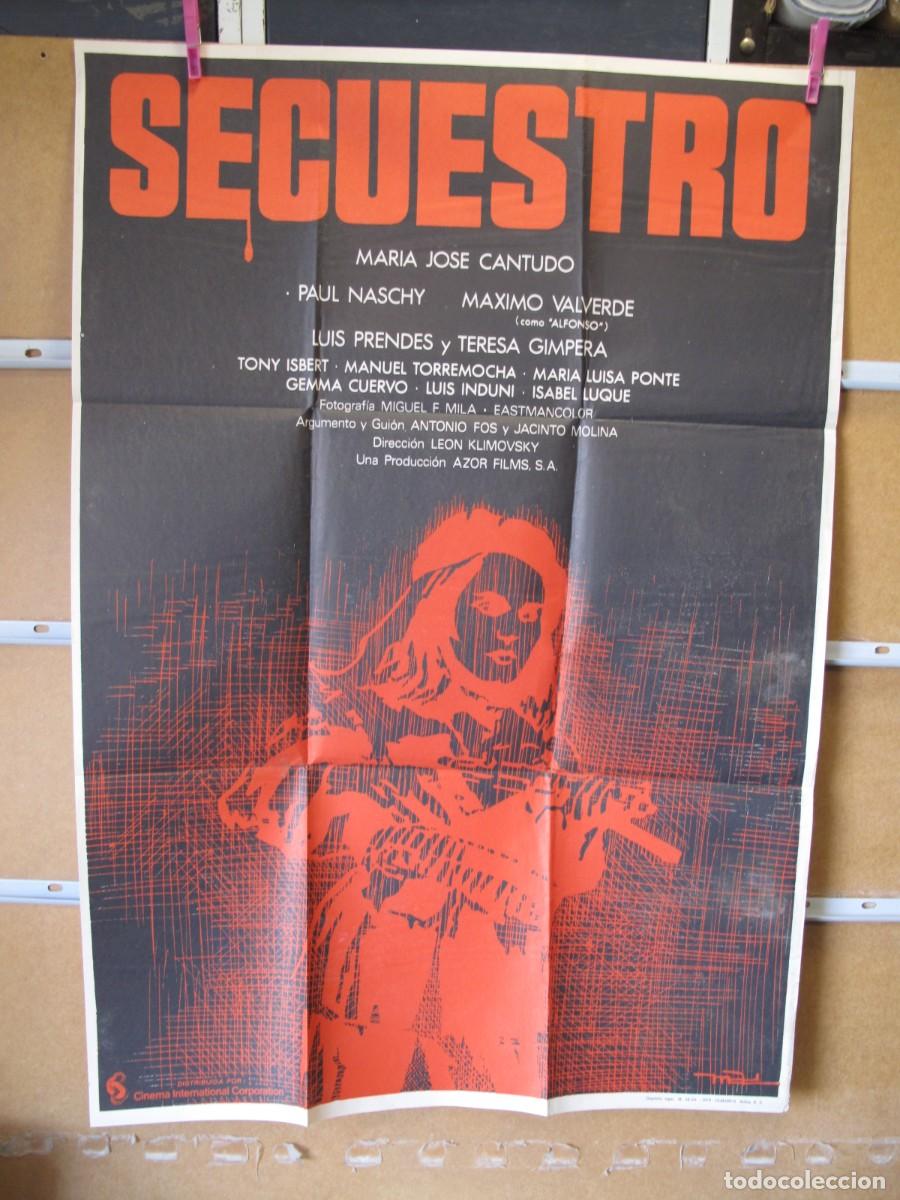 Cine: SU1027 SECUESTRO POSTER ORIGINAL - Foto 1