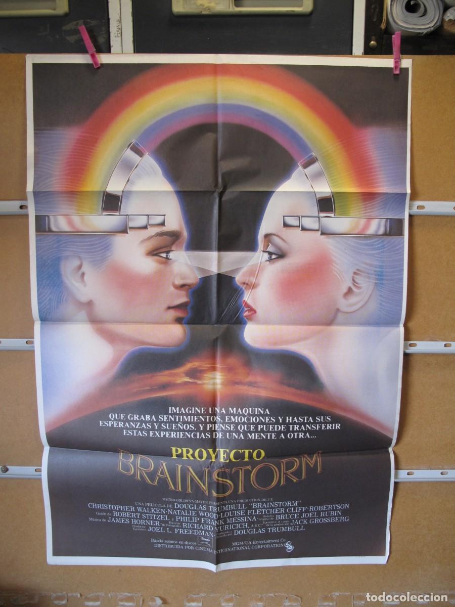 Cine: SU1233 PROYECTO BRAINSTON POSTER ORIGINAL - Foto 1