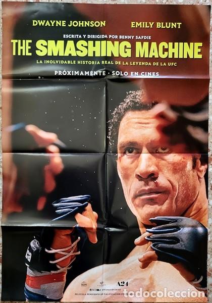 Cine: The Smashing Machine Poster original Dwayne Johnson - Foto 1