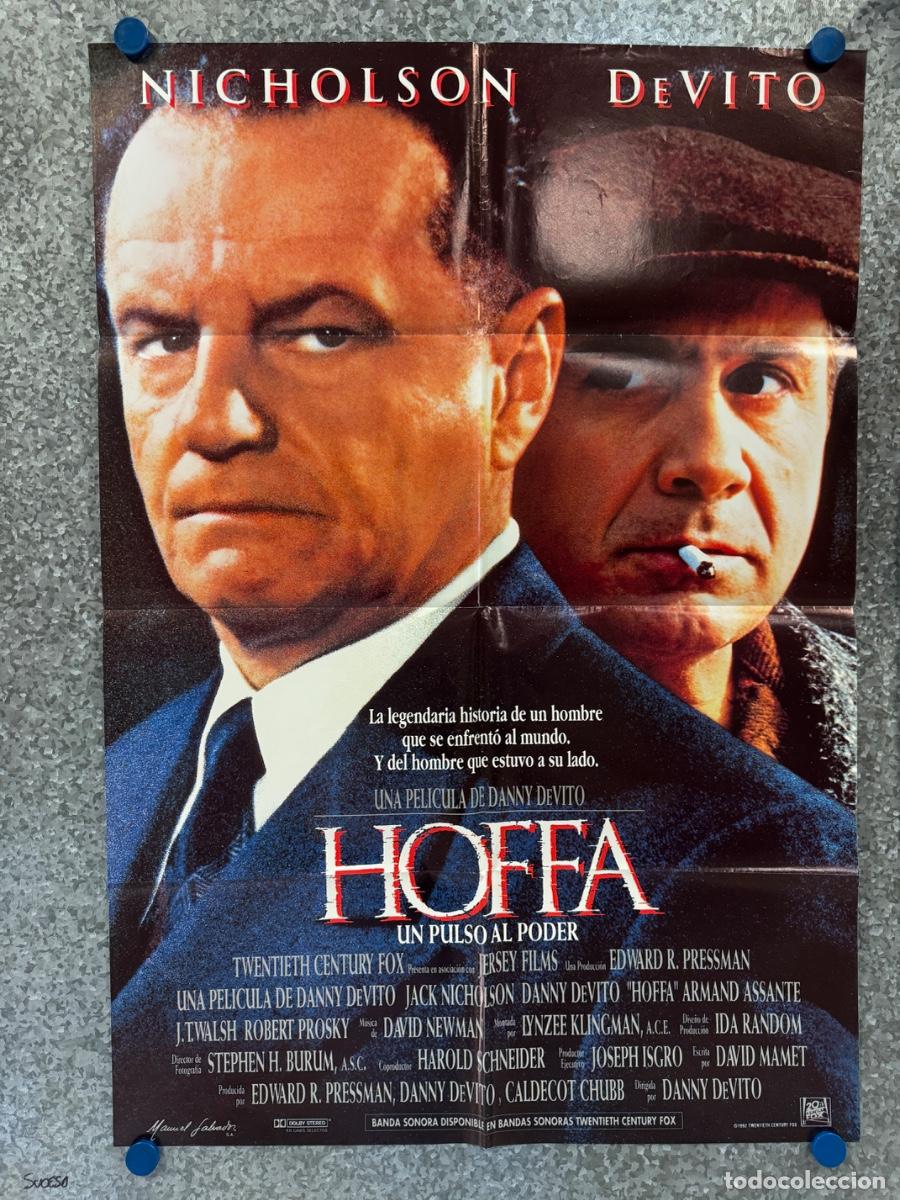 Cine: Hoffa, Nicholson, DeVito, A&ntilde;o 1992, Poster Original - Foto 1