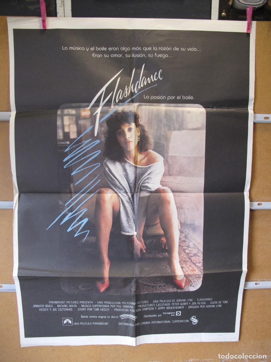 Cine: SU1416 FLASHDANCE POSTER ORIGINAL - Foto 1