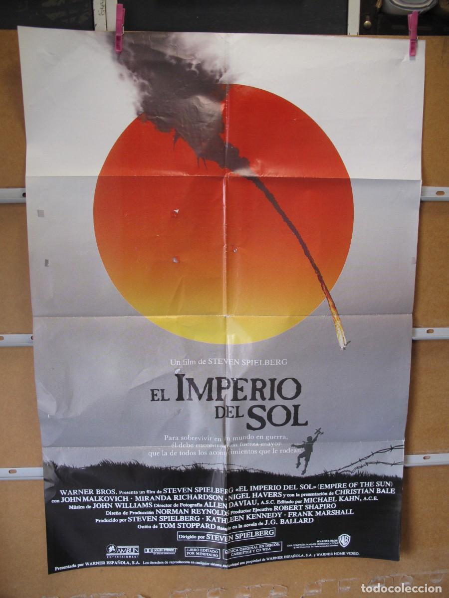 Cine: SU1439 EL IMPERIO DEL SOL POSTER ORIGINAL - Foto 1